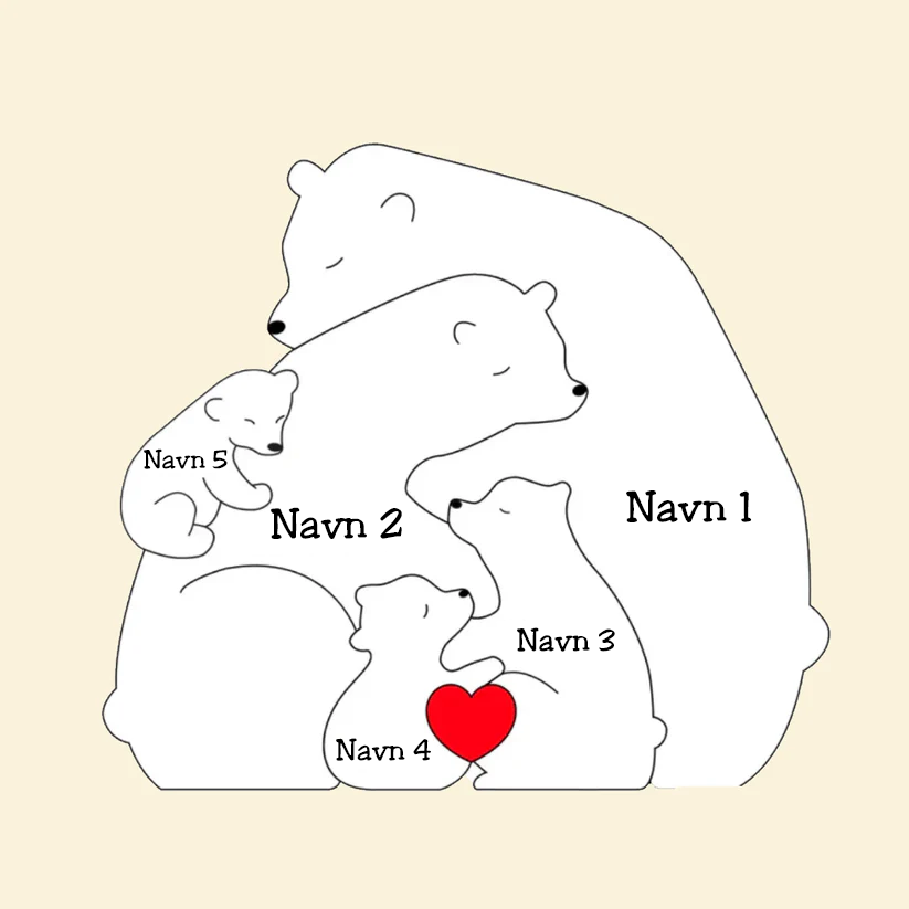 Bjørnefamilie – Personlige navn