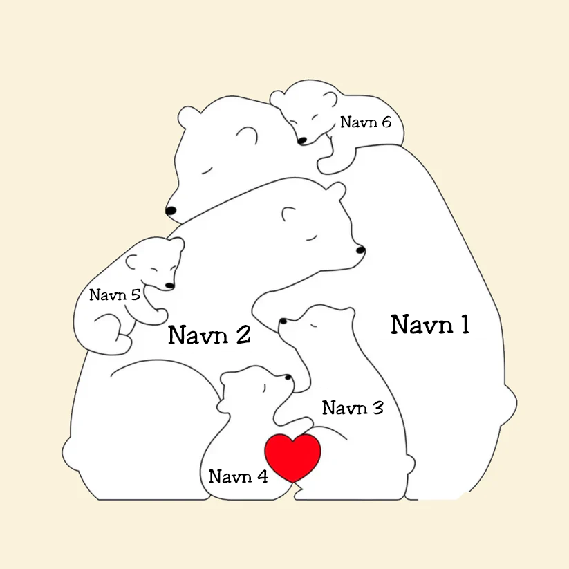Bjørnefamilie – Personlige navn
