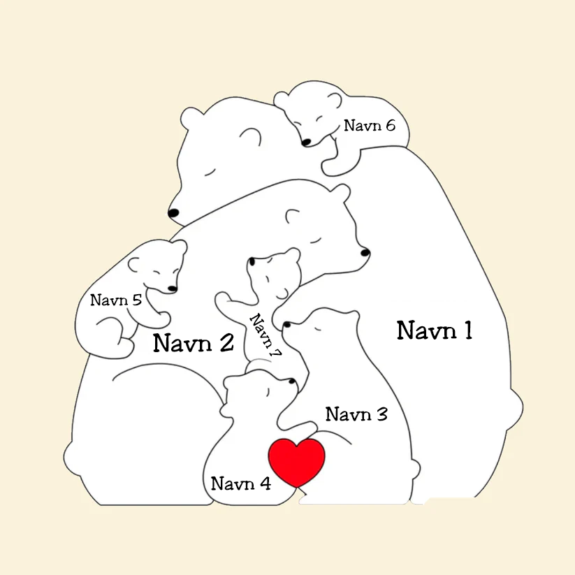 Bjørnefamilie – Personlige navn