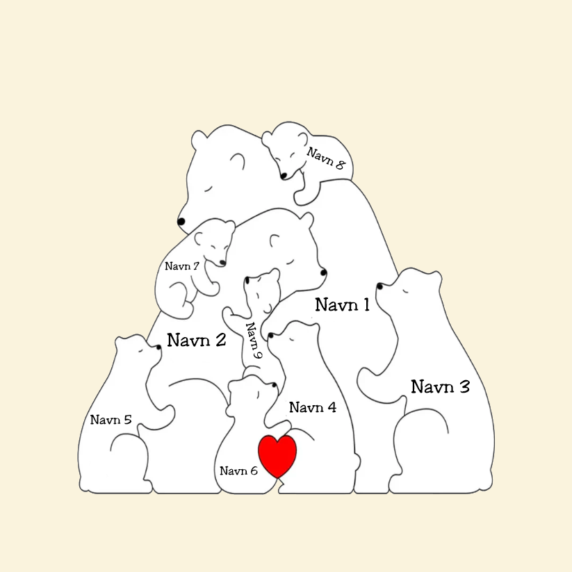 Bjørnefamilie – Personlige navn