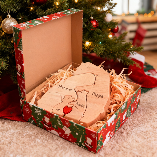 Bjørnefamilie – Personlig gave til dem du er glad i
