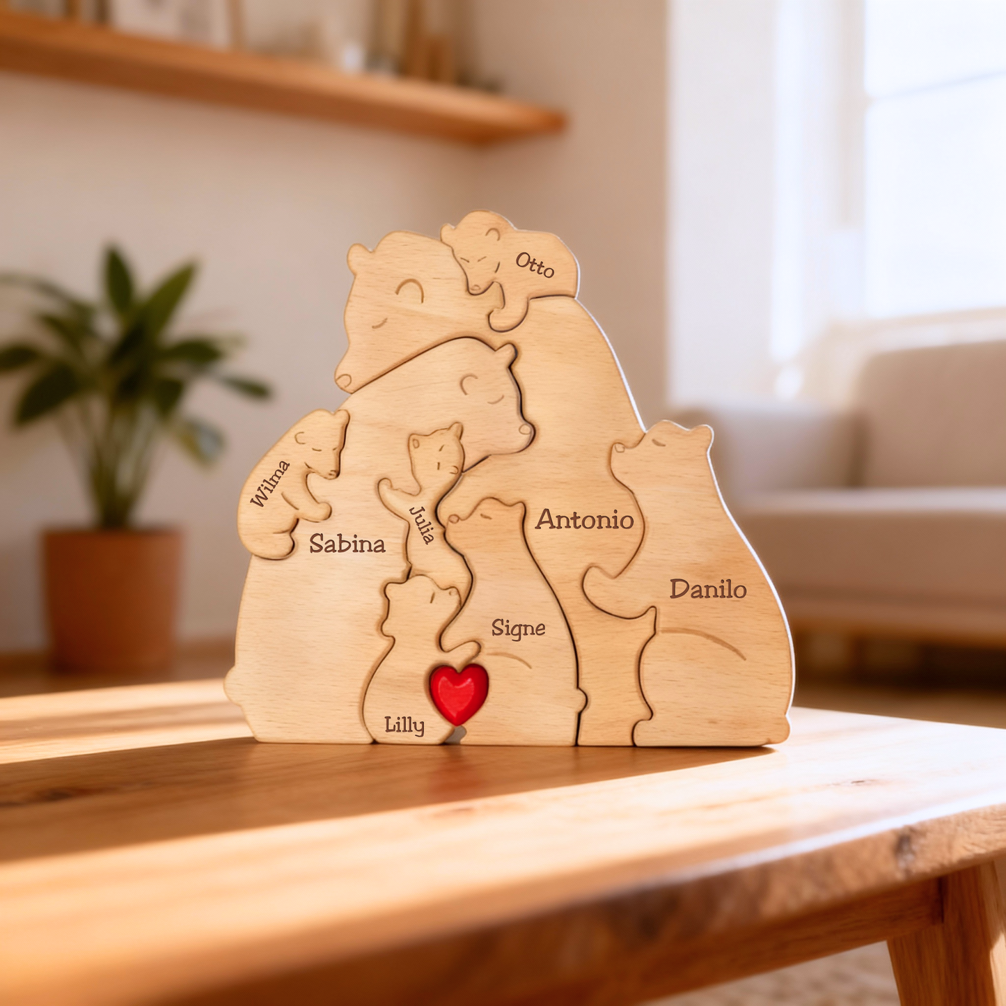 Bjørnefamilie – Personlig gave til dem du er glad i