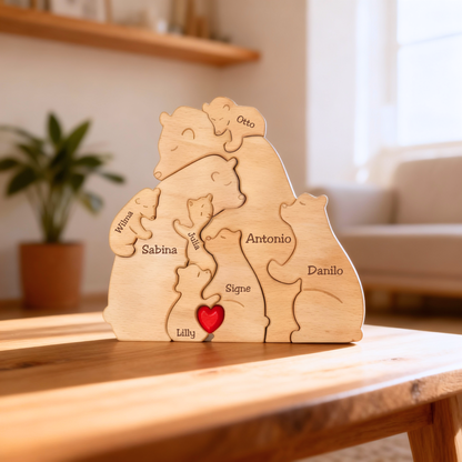 Bjørnefamilie – Personlig gave til dem du er glad i